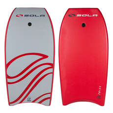 Sola 42" Juice EPS Core Bodyboard - Red/Grey