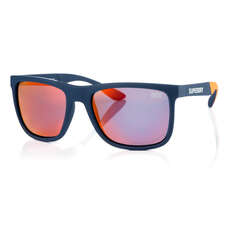 Superdry SDS RunnerX Polarised Sunglasses - Rubberised Navy / Red Mirror 105P