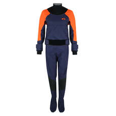 2023 Typhoon Ladies Hendra Hinge Drysuit & Undersuit - Navy/Orange 100185