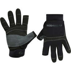 Typhoon Junior Colwyn Full Finger Sailing Gloves  - Black