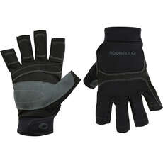 Typhoon Junior Colwyn Half Finger Sailing Gloves  - Black