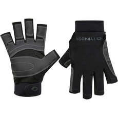 Typhoon Raceline 2.0 Half Finger Sailing Gloves  - Black