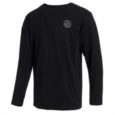 2023 Mystic Boarding Longsleeve Rash Vest - Black 220282