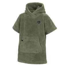 Mystic Kids Teddy Poncho - Olive Green