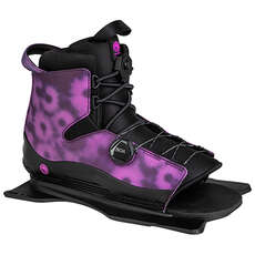 Radar Skis Womens Lyric Boa Rear Feather Frame Boot - Black/Lilac