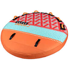 Radar Skis Orion 2 Marshmallow Top 2 Person Tube - Orange Glow