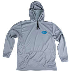 Radar Skis UV Solar Barrier Hoodie with Neck Gaiter - Grey