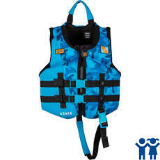 Ronix Boys Top Grom Child CGA Wake Vest - Blue Camo Ronix Boys Top Grom Child CGA Wake Vest - Blue Camo