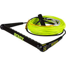 Ronix Combo 5.5 Hide Grip-T 1.15-In Diameter with 80-Feet R6 Rope - Yellow