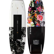 Ronix Womens Quarter Til Midnight SF Boat Board - White/Black Sugar Skull