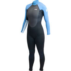 Alder Womens Impact 3/2mm Flatlock Wetsuit 2023 - Blue WS23WIF