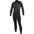 Alder Impact 3/2mm Flatlock Backzip Wetsuit - Black/Grey - WS23MIF