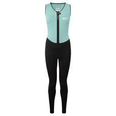 Gill Womens Dynamic Front Zip Longjane Wetsuit - Egg Shell