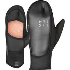 Mystic EASE 2mm Open Palm Wetsuit Mittens - Black 2023