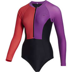 Mystic Womens Jayde Long Sleeve Swimsuit Rashvest - Sunset 230160