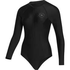 Mystic Womens Jayde Long Sleeve Swimsuit Rashvest - Black 230160