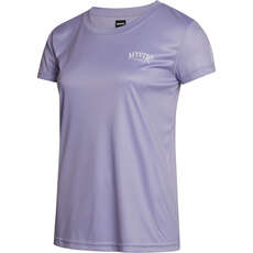 Mystic Womens Jayde Short-Sleeve Rashvest - Dusty Lilac 230157