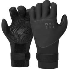 Mystic Supreme 4mm Pre Curved Wetsuit Gloves  - Black