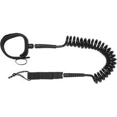 2023 Mystic Wingfoil Board Coiled Calf Leash - Black 230295