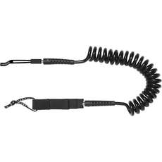 2023 Mystic Wingfoil Board Coiled Waist Leash - Black 230296