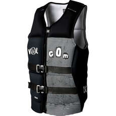 Ronix Volcom Capella 3 CGA Impact Vest - Black / White Clippings