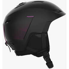 Salomon Womens Icon LT Pro Ski / Snowboard Helmet - Black