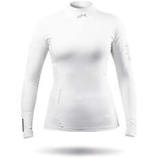 Zhik Womens ECO Spandex Rash Guard Long Sleeve - White DTP-0063
