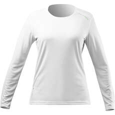 Zhik Womens UVActive Long Sleeve Quick Dry UV50+ Top - White ATP-0075