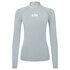 2024 Gill Womens ZenZero Rash Vest Long Sleeve - Light Grey - 5109W
