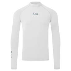 Gill ZenZero Rash Vest Long Sleeve - White - 5109