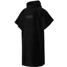 Mystic Cotton Deluxe Poncho Robe  - Black 240417