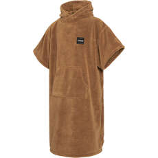 Mystic Teddy Robe Poncho  - Slate Brown 240415