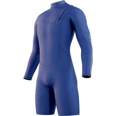 Mystic THE ONE 3/2mm Zip-Free Long Arm Shorty Wetsuit  - Blue 240126