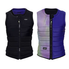 Mystic Womens Zodiac Reversible Wake Board Impact Vest  - Black/Purple