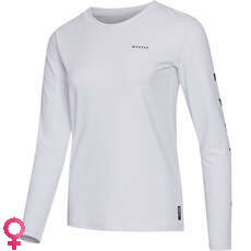 Mystic Womens Solstice Long-Sleeve Rashvest 2024 - White 240171