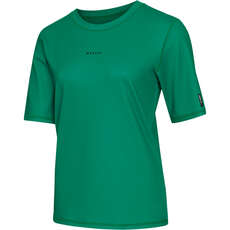 Mystic Womens Solstice Short-Sleeve Rashvest  -Green