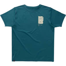 Mystic Boarding Short-Sleeve Rashvest  - Teal 250761