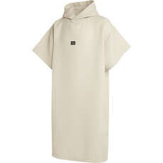 Mystic Waffle Cotton Poncho Robe  - Sand 250760