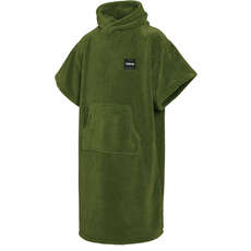 Mystic Teddy Robe Poncho  - Moss 240415