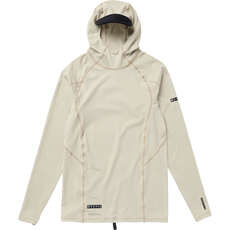 Mystic Unchartered Hooded Long Sleeve Rashvest - Sand 250204