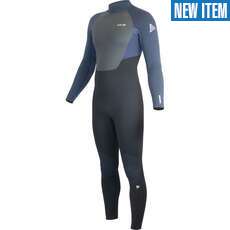 Alder Freeide 3/2mm Blindstitched Backzip Wetsuit - Blue