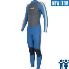 Alder Junior Impact 3/2mm Fullsuit Wetsuit  - Blue Strike WS23GIF