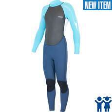 Alder Junior Impact 3/2mm Fullsuit Wetsuit  - Cyan
