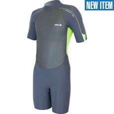 Alder Junior Impact 3/2mm Shorty Wetsuit - Green