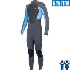 Alder Junior STEALTH 5/4/3 Fullsuit Wetsuit  - Jet Black/Blue WW23JST-BL