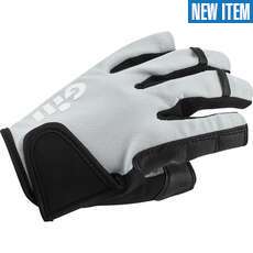 Gill Womens Championship Sailing Short Finger Gloves  - Grey 72543W