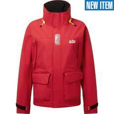 Gill OS3 Womens Coastal Sailing Jacket 2026 - Red OS34JW