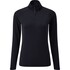 Gill Womens UV Tec Long Sleeve Zip Tee - Navy UV009W