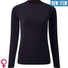 Gill Womens UV Tec Long Sleeve Tee - Navy