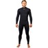 Gul Flexor Yulex 5/4mm Blindstitch Backzip Fullsuit Wetsuit - Black FX1218